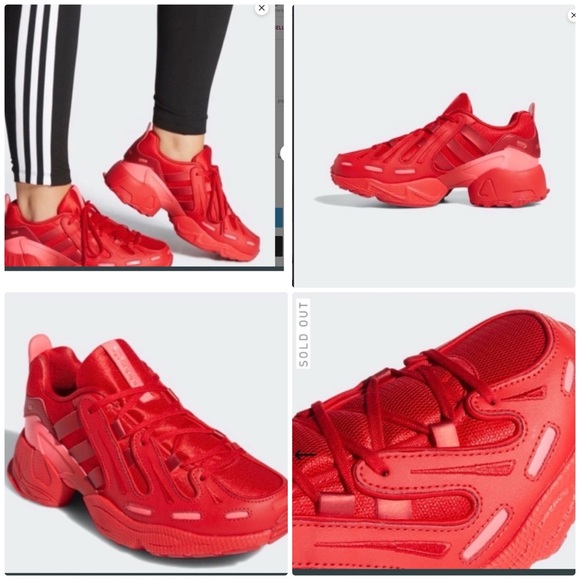 ‼️WOW‼️ADIDAS EQT GAZELLE RED CHUNKY SNEAKERS‼️BRAND NEW‼️ - Picture 3 of 16